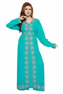 Green Get This Modern Kaftan At Ramadan Arabic Kaftan Dres 1