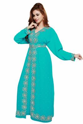 Green Get This Modern Kaftan At Ramadan Arabic Kaftan Dres 3