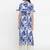 Indigo woven rayon kurti with trouser