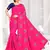 Pink Embroidered Art Silk Saree With Blouse