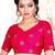 Green art silk saree with blouse
