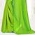 Green art silk saree with blouse