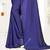 Blue art silk saree with blouse