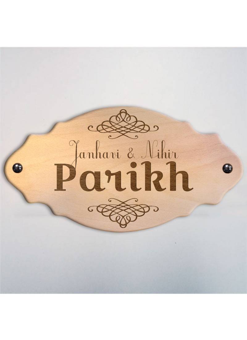 Personalised Patisserie French Provincial Wooden Name Plate by Engrave