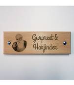 Personalised Guru Nanak Wooden Name Plate by Engrave