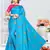 Blue Embroidered Art Silk Saree With Blouse
