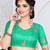 Pink embroidered art silk saree with blouse