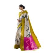 Shaily Multicolor Printed Cotton Silk Saree With Blouse