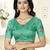 Pink embroidered art silk saree with blouse