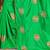Green embroidered art silk saree with blouse