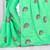Green chiffon saree with blouse