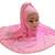 Baby Pink Color Tail Embroidery And Stone Work Hosiery Cotton Women'S Headscarf