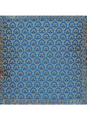 Lal Haveli Turquoise Color Sofa Decorations Handmade Silk cushion Covers 16 x 16 inch Set of 2 Pcs 3