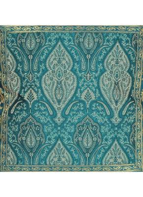 Lal Haveli Rajasthani Handmade Square Silk cushion Covers 16 x 16 inch Set of 2 Pcs 3