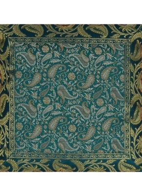 Lal Haveli Jaipuri Handmade Room Decorative Throw Pillow Square Silk cushion Covers 16 x 16 inch Set of 2 Pcs 3
