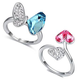 Multicolor cubic zirconia cz-rings 1