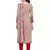 Beige Fancy Cotton Unstitched Kameez With Dupatta