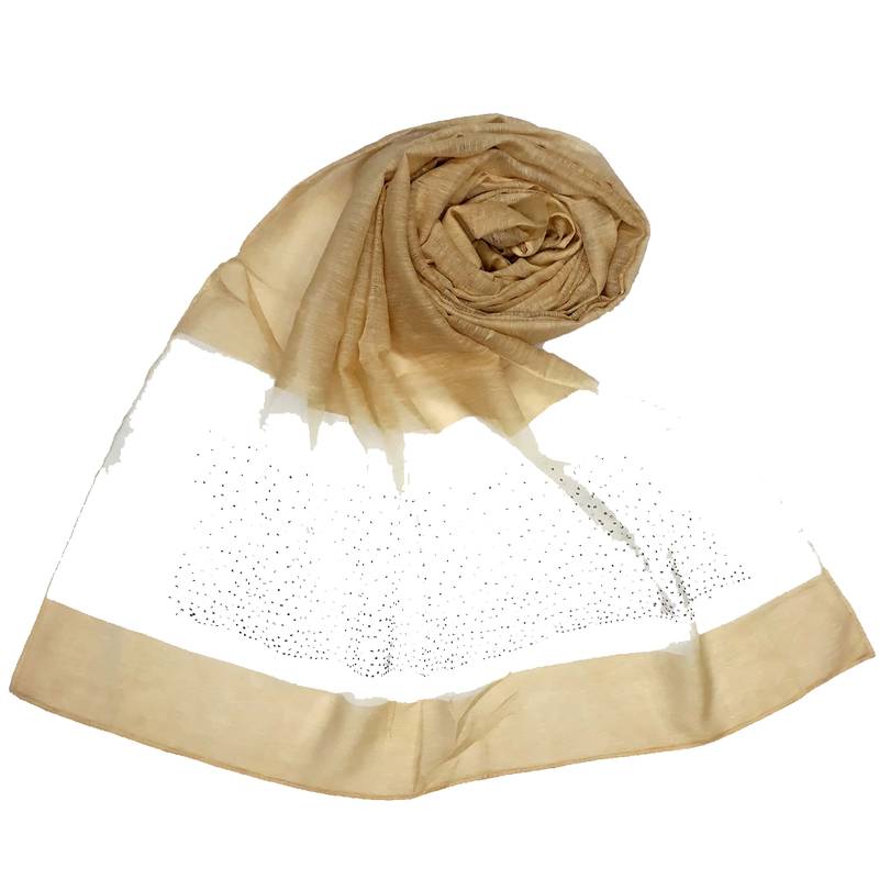 Yellow Premium Soft Tissue Hijab