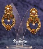 Golden Pearl Classic, Kundan Earrings