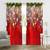 One piece curtain for Window Blackout Room Darkening Eyelet Polyester Curtains Multi Color (7 Feet)