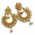 Divinique Jewelry Kundan Chaand Bali earrings