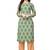 Green printed cotton kurti