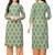 Green printed cotton kurti