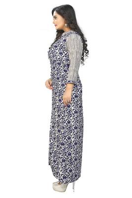 Multicolor printed cotton kurti 3