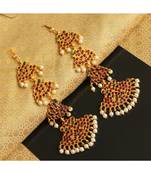 Multicolor Gold Plated Danglers Drops