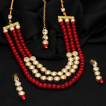 Maroon Necklaces 4