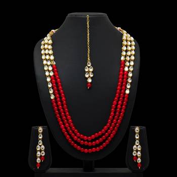 Maroon necklaces 3