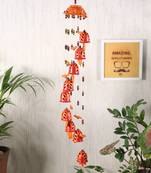 Aapno Rajasthan Red Wind Chime For Diwali Decoration