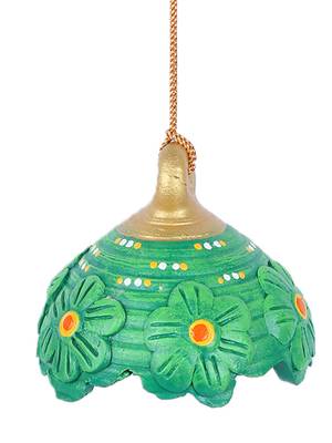 Aapno Rajasthan Green Bell Hanging For Diwali Decoration 2