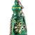 Aapno Rajasthan Green Teracotta Hanging Tealight Holder