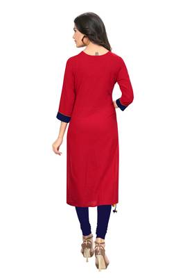 Multicolor printed cotton kurti 2