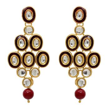 Maroon necklaces 2