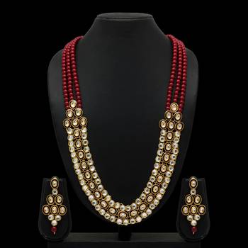 Maroon necklaces 3