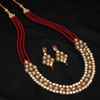 Maroon necklaces 4