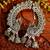 Oxidised Designer silver Peacock handcrafted jhumka jhumki ear cuff earrings for ethnic clothing