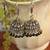 Oxidised silver handcrafted jhumka jhumki navratri earrings for ethnic clothing