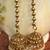 Oxidised Golden handcrafted jhumka jhumki navratri earrings for ethnic clothing