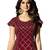 Maroon embroidered Malbary Gown