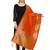 Orange Banarasi Silk Zari Woven Dupatta
