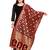 Maroon Banarasi Silk Zari Woven Dupatta