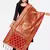 Red Banarasi silk blend Zari Woven Dupatta