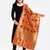 Orange Banarasi silk blend Zari Woven Dupatta