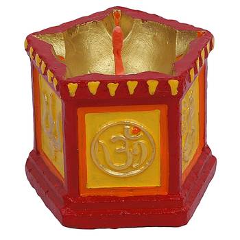 Aapno Rajasthan Handcrafted Traditional Tulsi Deepak 1