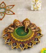 Aapno Rajasthan Designer Urli Diya Thaali