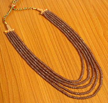 Brown Swarovski Crystal Necklaces 1