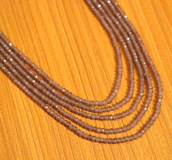 Brown Swarovski Crystal Necklaces 2